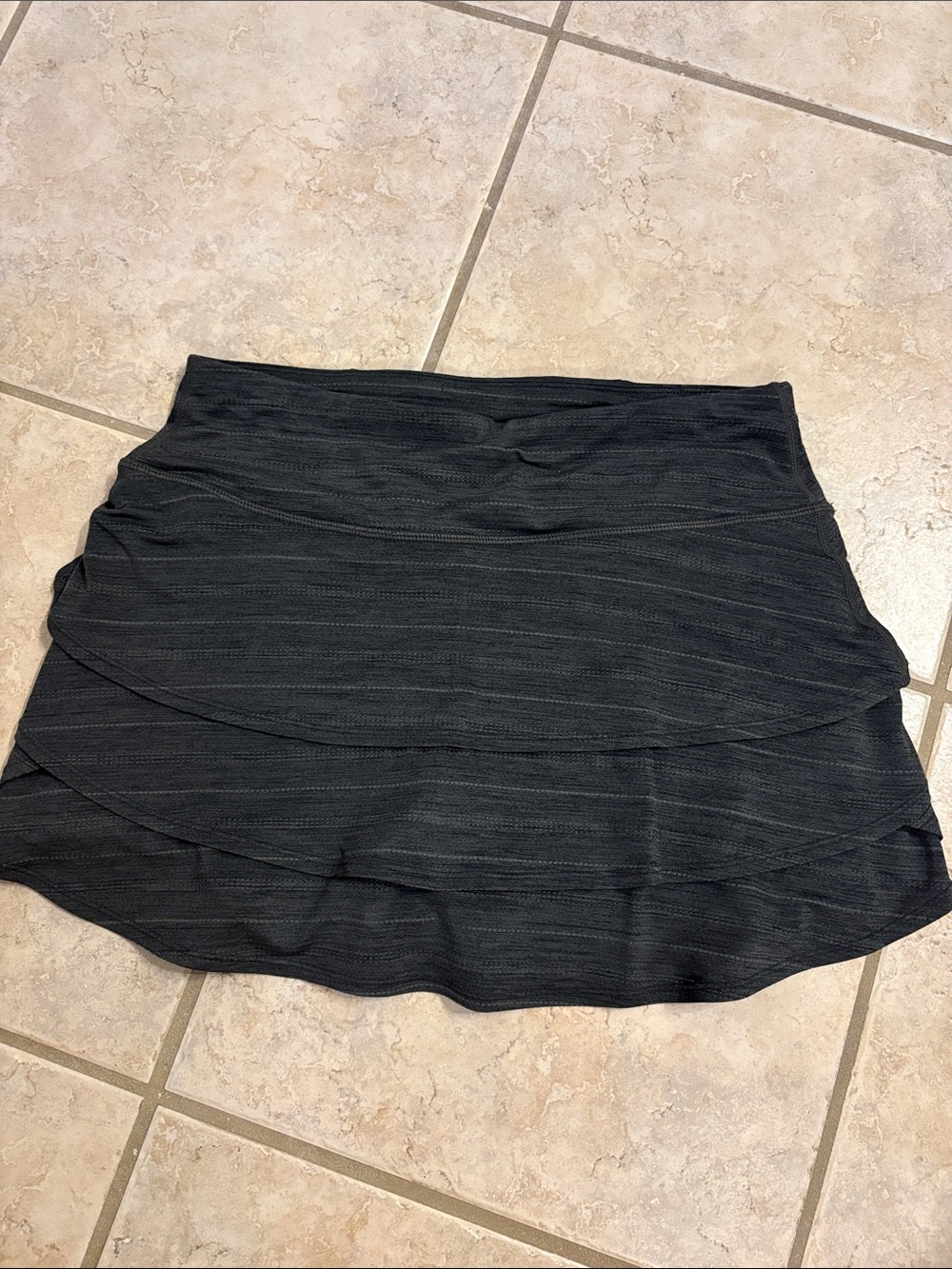 Athleta Black Layered Skort